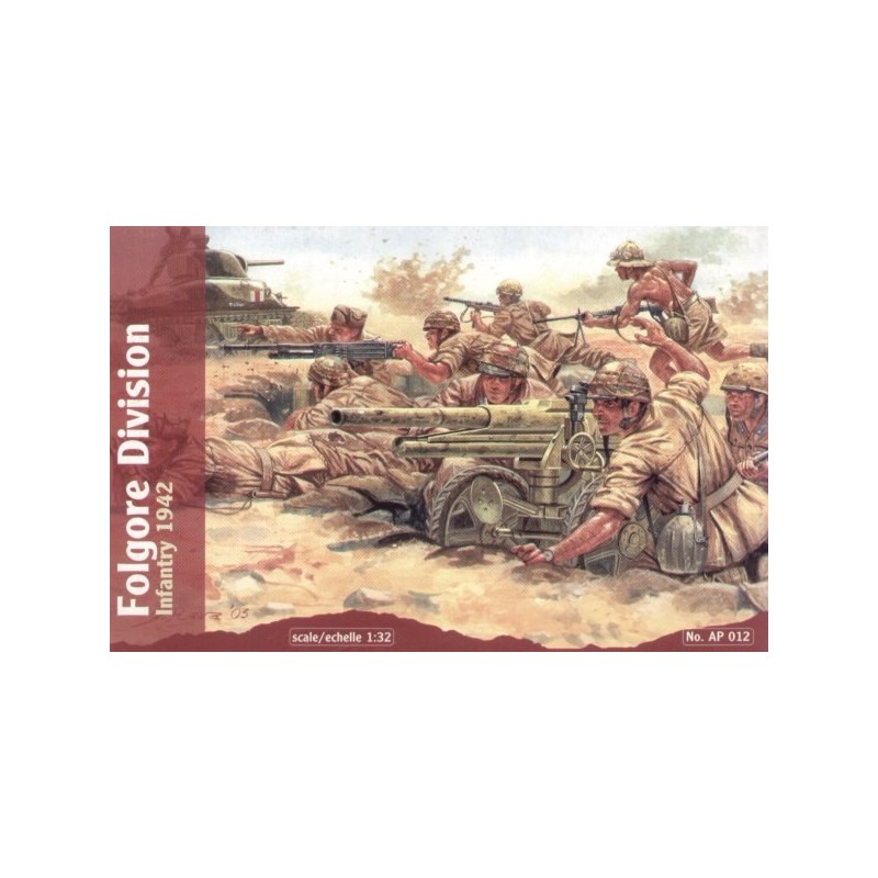 Waterloo 1815 Folgore Division Infantry 1942 1/32
