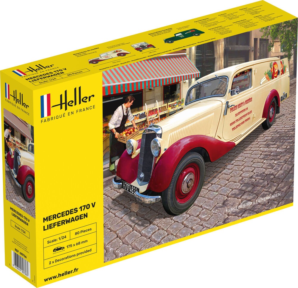 Heller Mercedes 170 V Lieferwagen 1/24