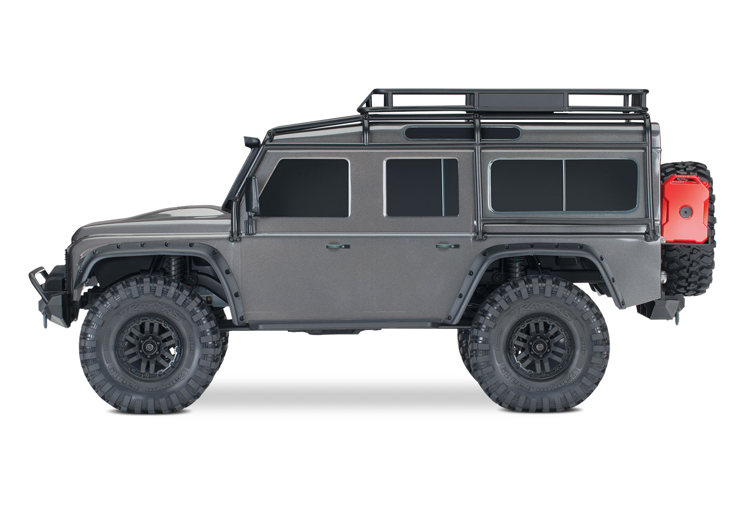 Traxxas Land Rover Defender TRX-4 4WD Scale and Trail  Crawler Fully-Assembled 1/10 Clipless Silver