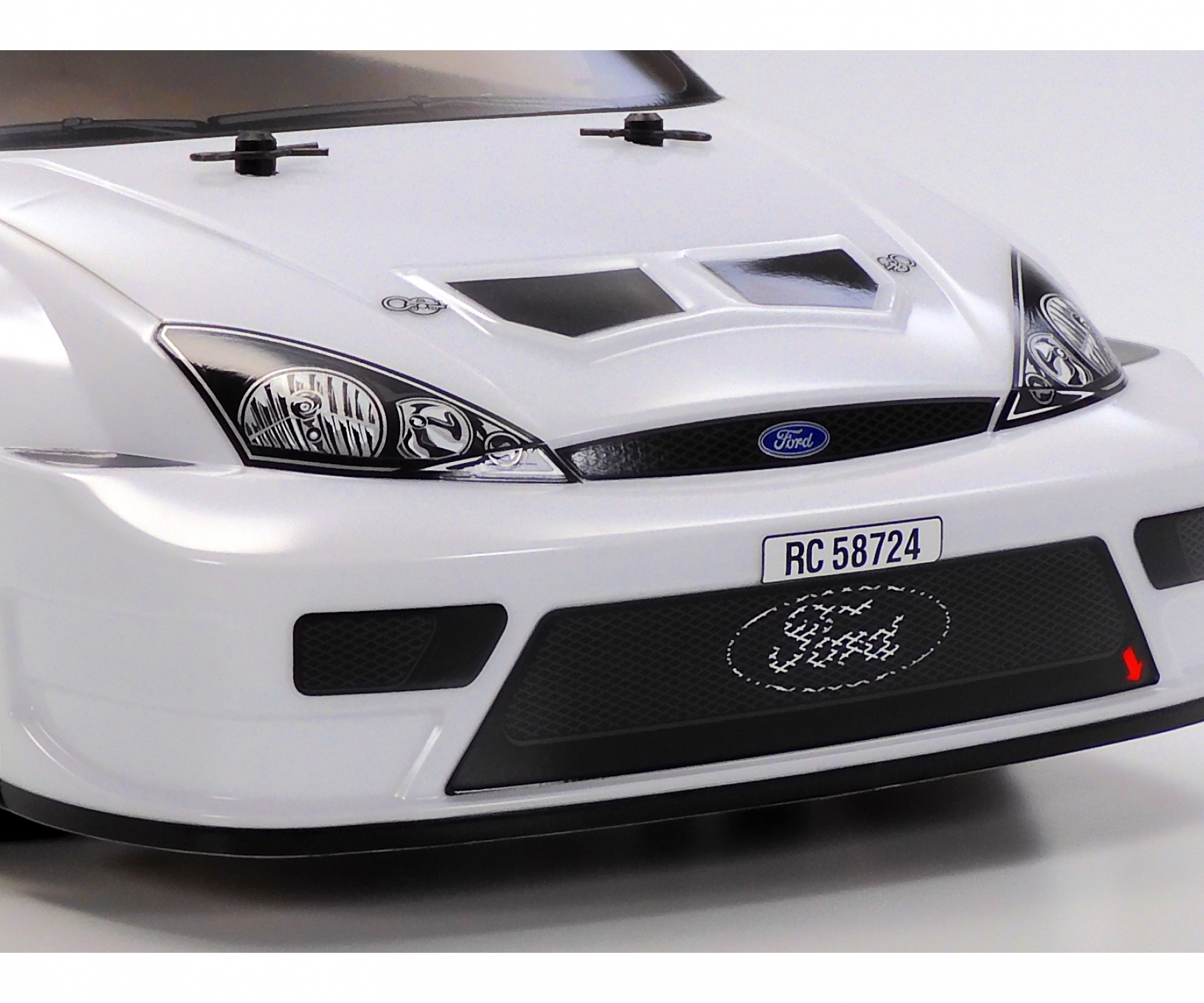 Tamiya Ford Focus RS Custom PAINTED body TT-02 Kit 1/10