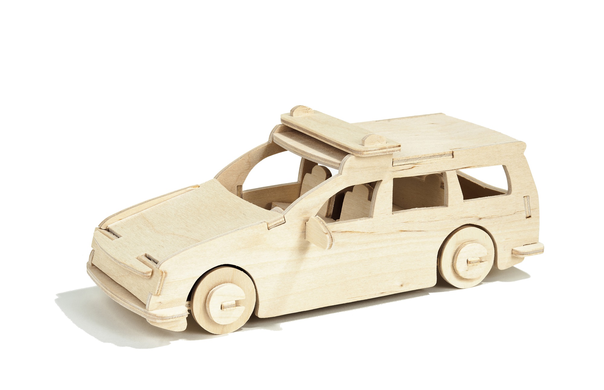 Pebaro Houten Bouwset Politieauto