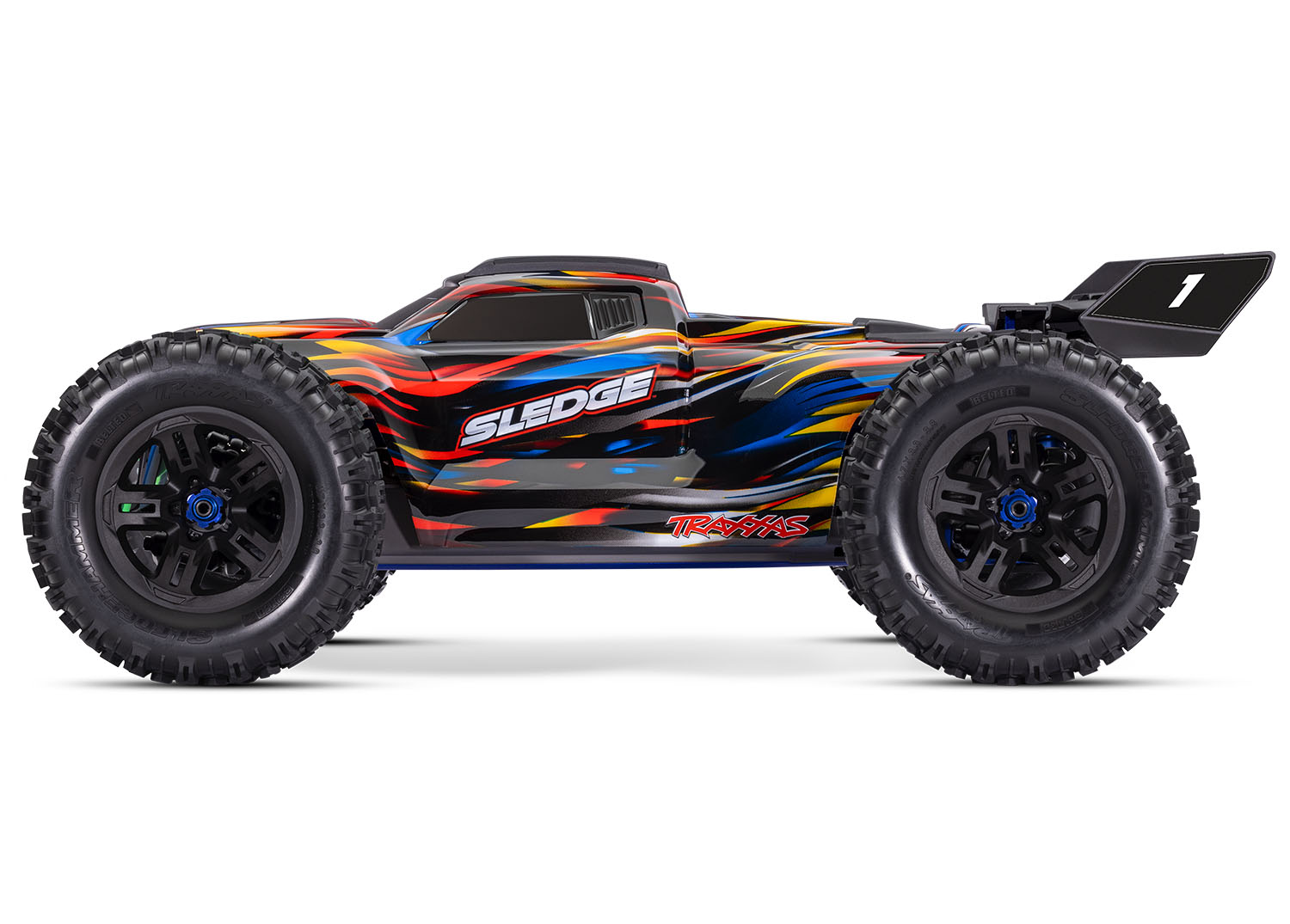 Traxxas Sledge V2 Belted Brushless 6S Off-Road Truggy 1/8 4WD TSM RTR Blue