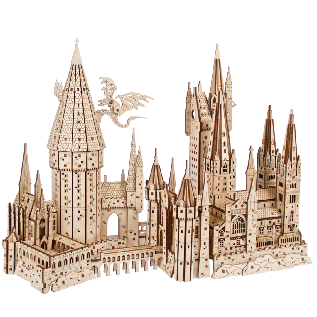 U-Gears Hogwarts kasteel Harry Potter mechanisch houten bouwpakket