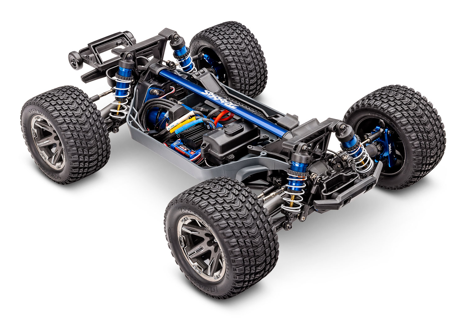 Traxxas Rustler 4X4 VXL ULTIMATE TQi TSM High-Performance Brushless Stadium Truck 1/10 Blue