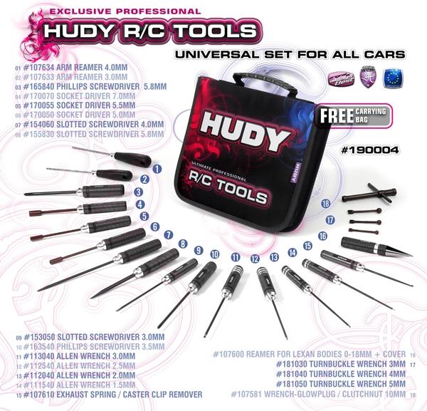 HUDY Set Of Tools + Carrying Bag for All Cars