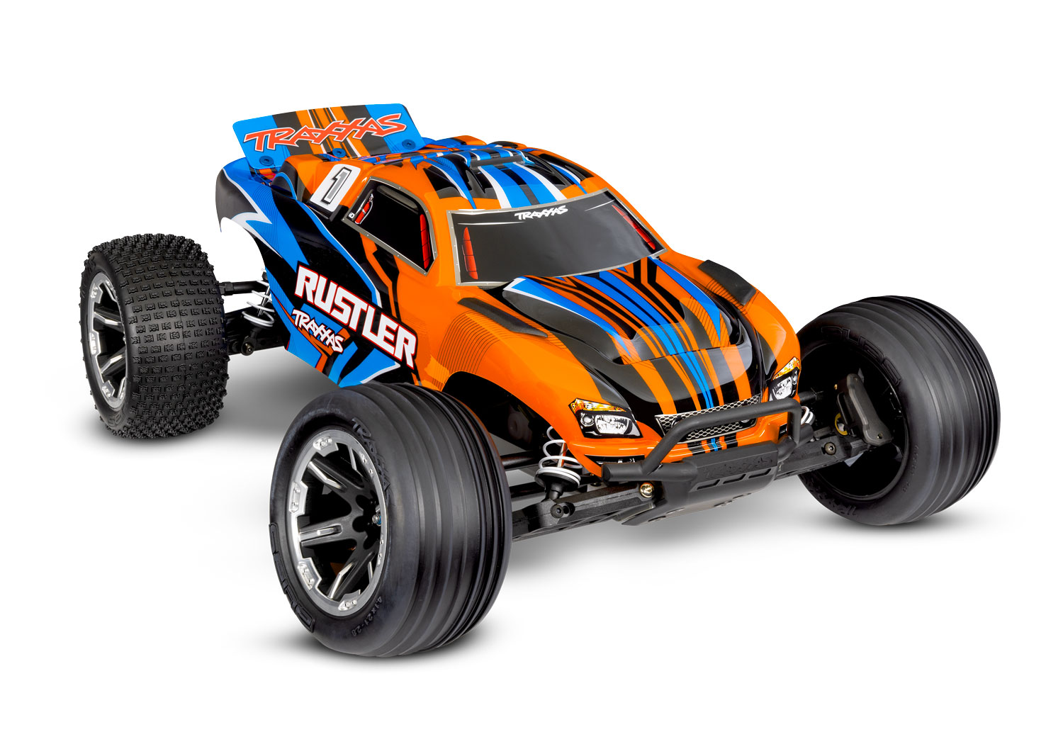 Traxxas Rustler HD TQ 2.4GHz RTR 2WD Stadium Truck 1/10 Orange
