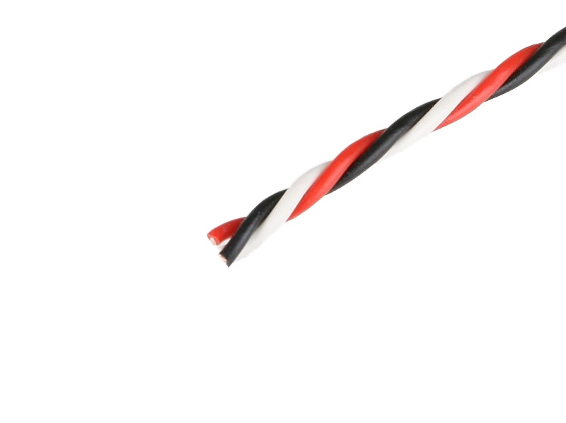 D-Power Servokabel Robbe/Futaba 5 meter PVC Getwist