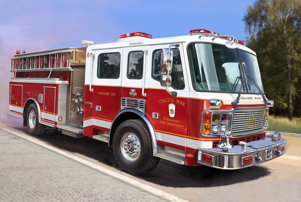 Trumpeter LaFrance Eagle Fire Pumper 1/72