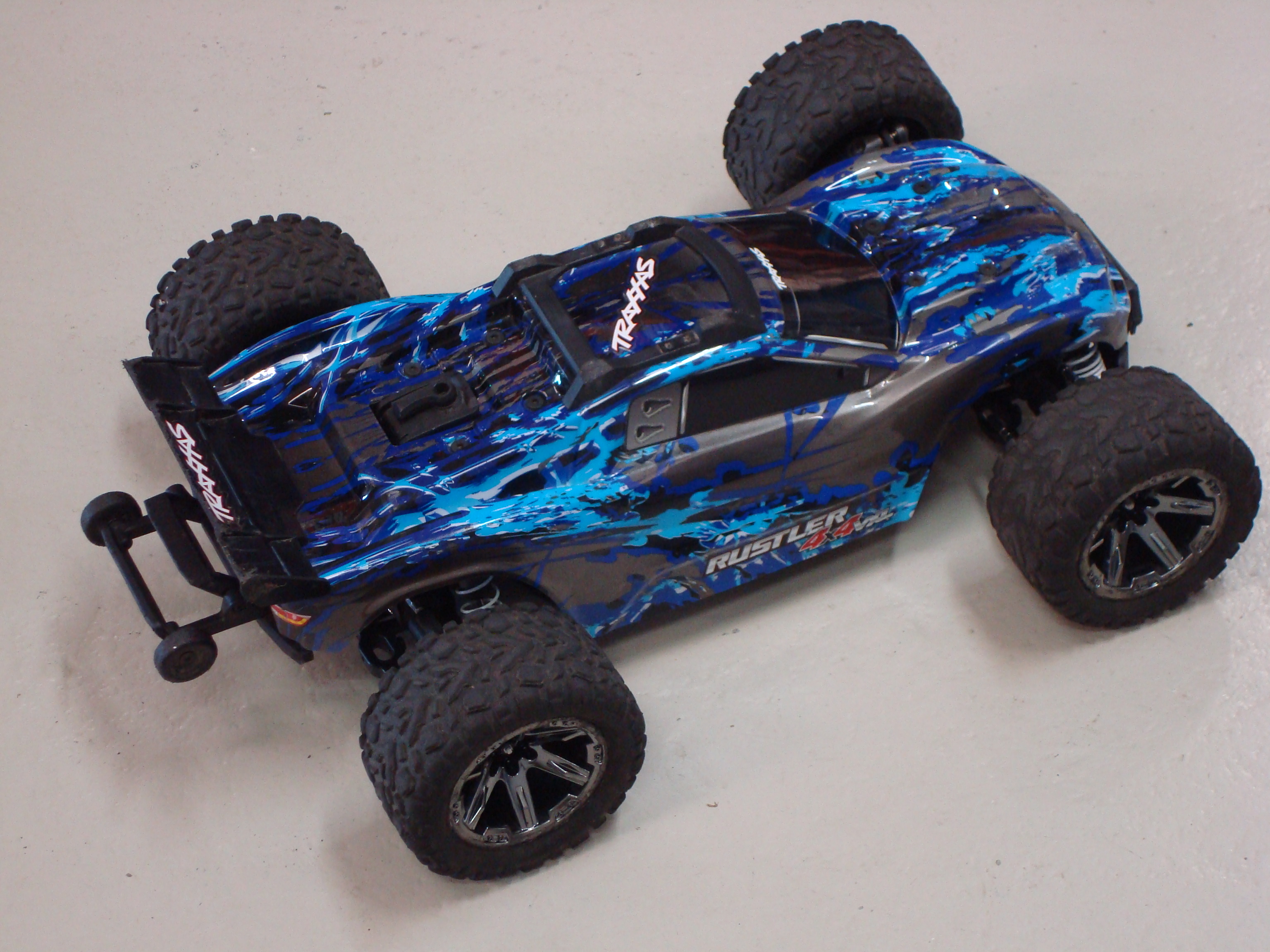 Occasion Traxxas Rustler 4X4 VXL TQi TSM High-Performance Brushless Stadium Truck 1/10