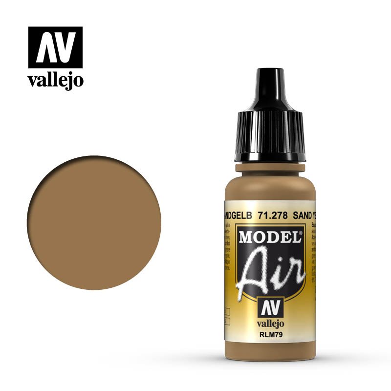 71278 Vallejo Sand Yellow RLM79 Model Air 17ml