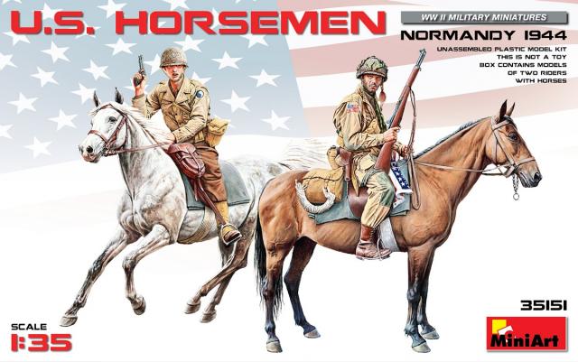 MiniArt U.S. Horsemen Normandy 1944 1/35