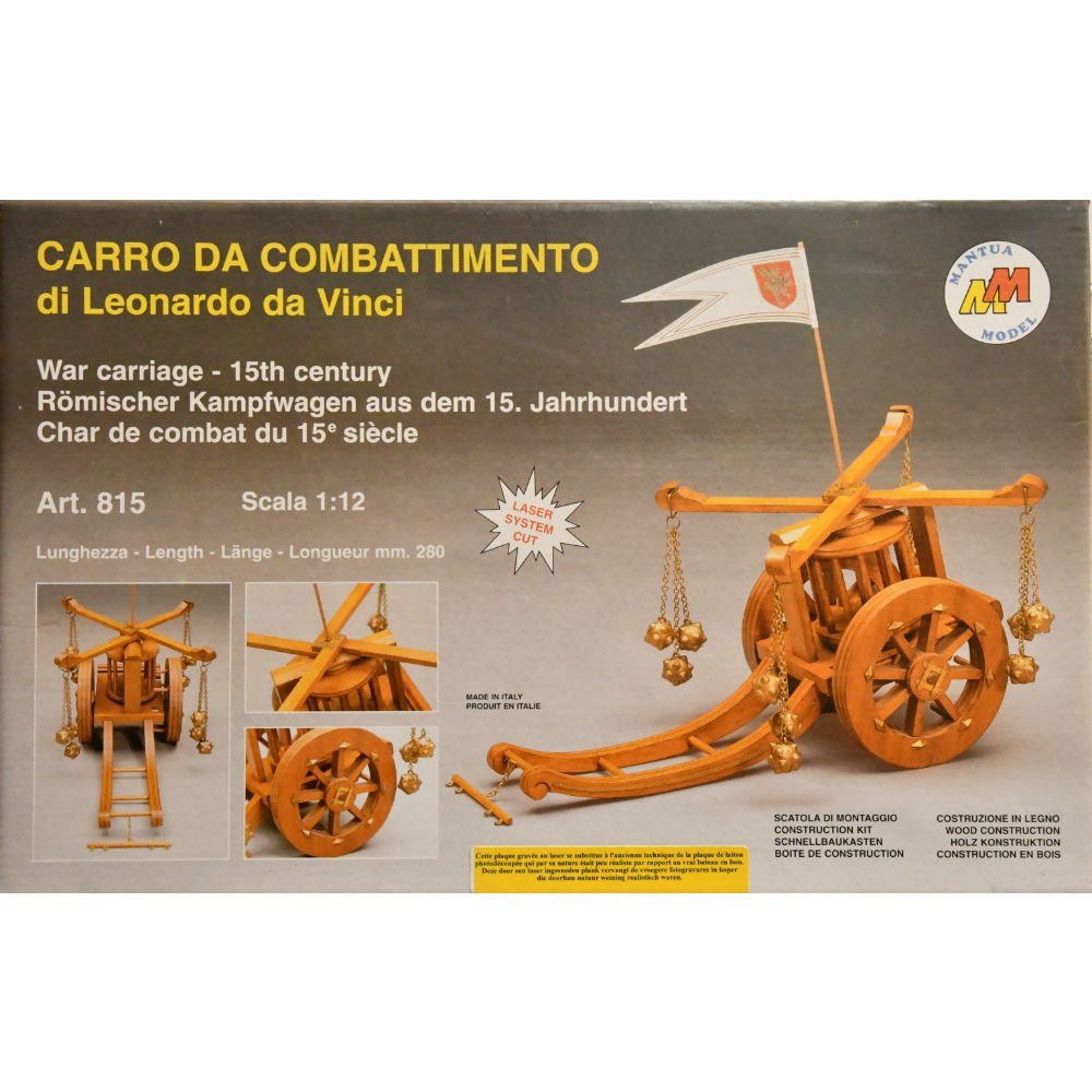 Mantua Model Carro Da Combattimento di Leonardo da Vinci 1/12