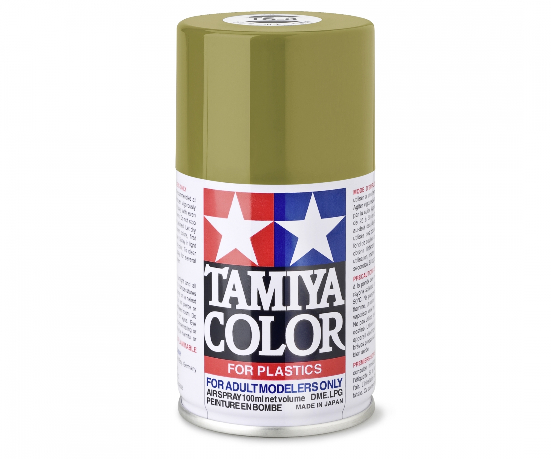 TS3 Spray Dark Yellow flat 100ml Tamiya