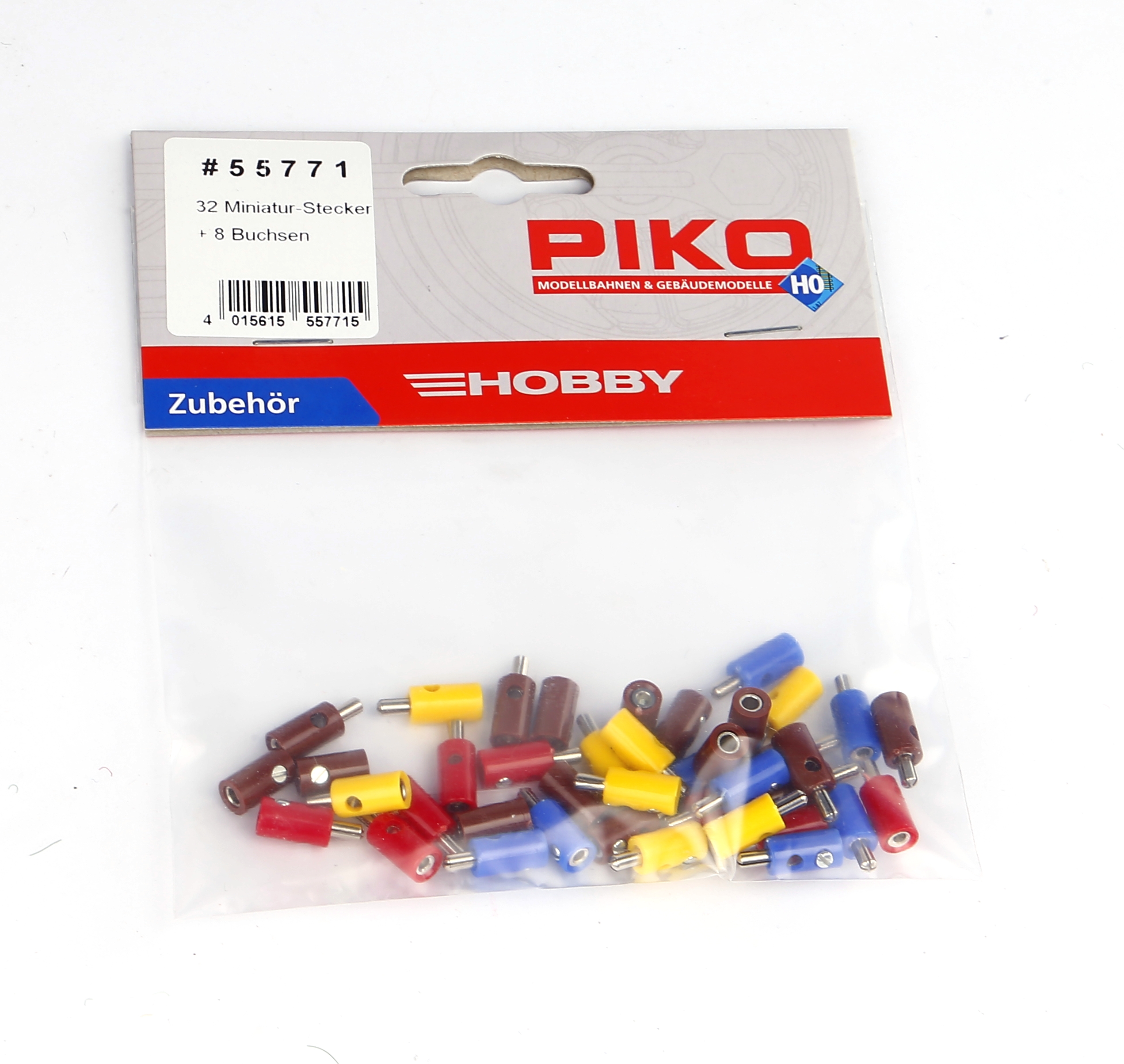 Piko Miniatuur Pluggen & Contacten, 32 & 8 Connectoren voor modeltreinen (40)
