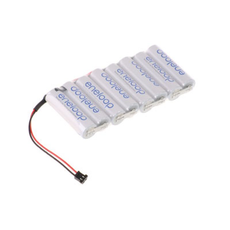 Panasonic Eneloop AA Zenderaccu 9,6 Volt 2000mAh NiMH met Graupner connector