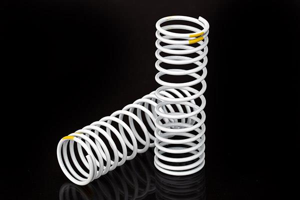 Traxxas Springs Front (White) (Progressive +20% Rate Yellow Strip