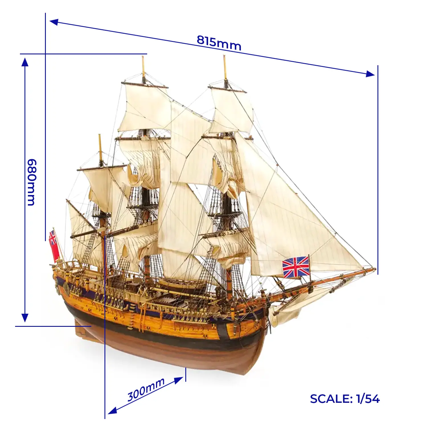 Occre Endeavour schip 1/54