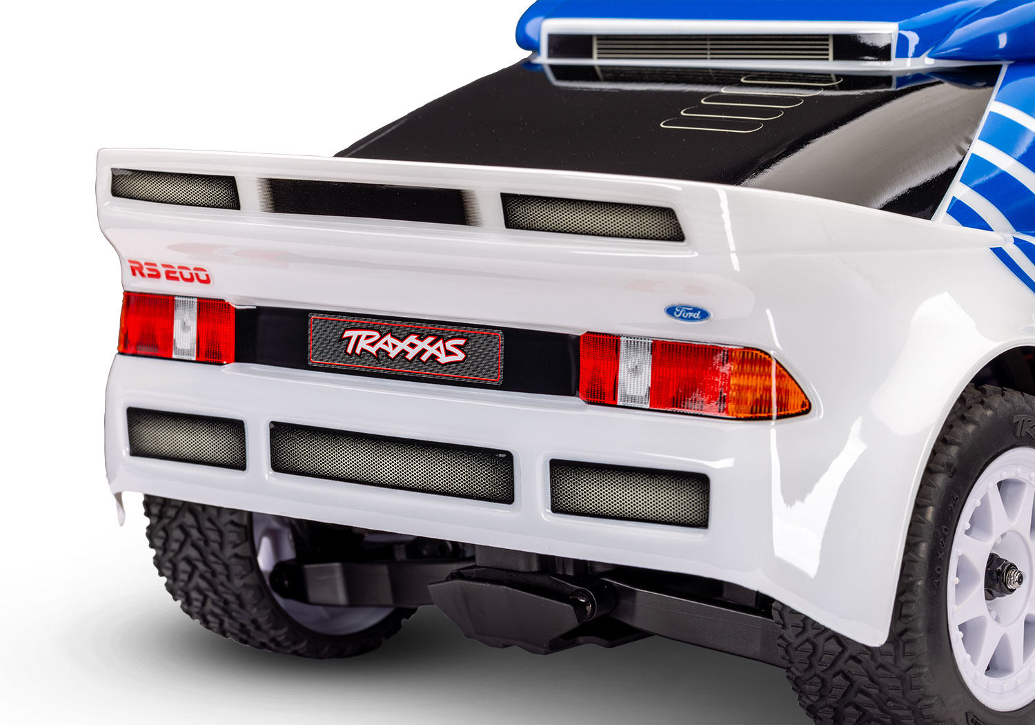 Traxxas Mini Rally VXL Ford RS200 incl battery and charger White 1/12