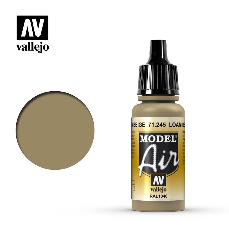71245 Vallejo Loam Beige Model Air 17ml