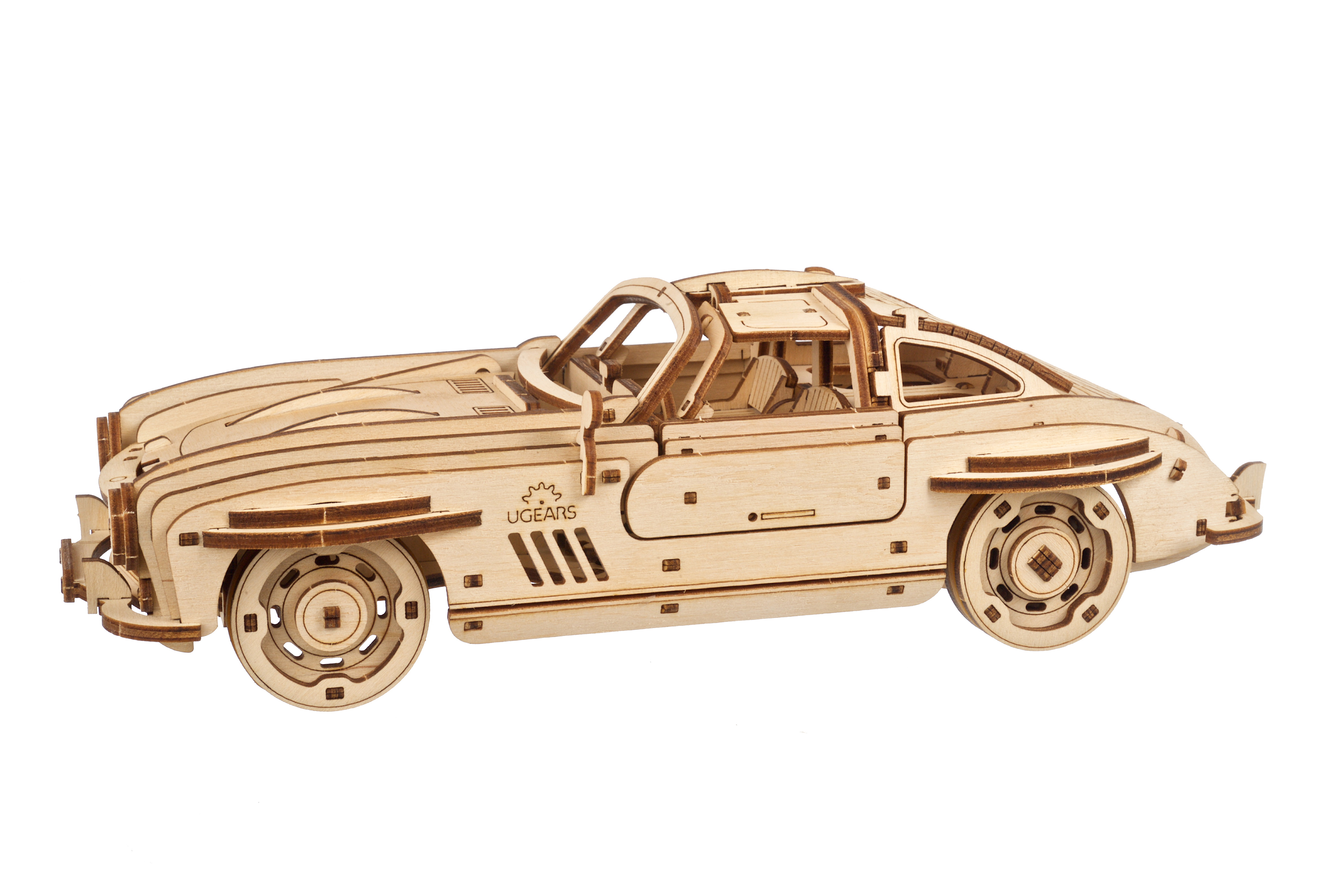 U-Gears Gevleugelde sportcoupé mechanisch houten bouwpakket