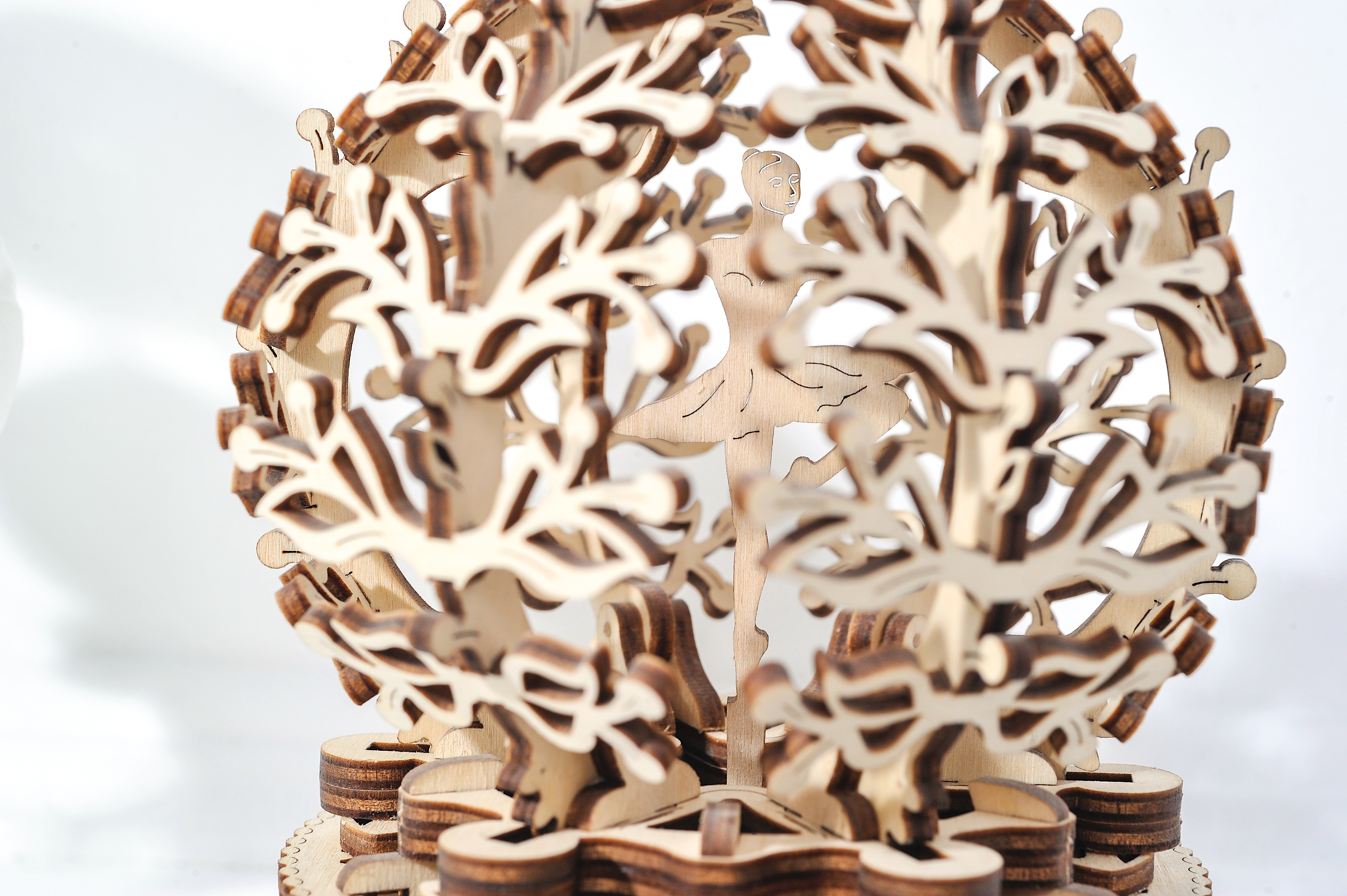 U-Gears Mechanical Flower / Bloem mechanisch houten bouwpakket