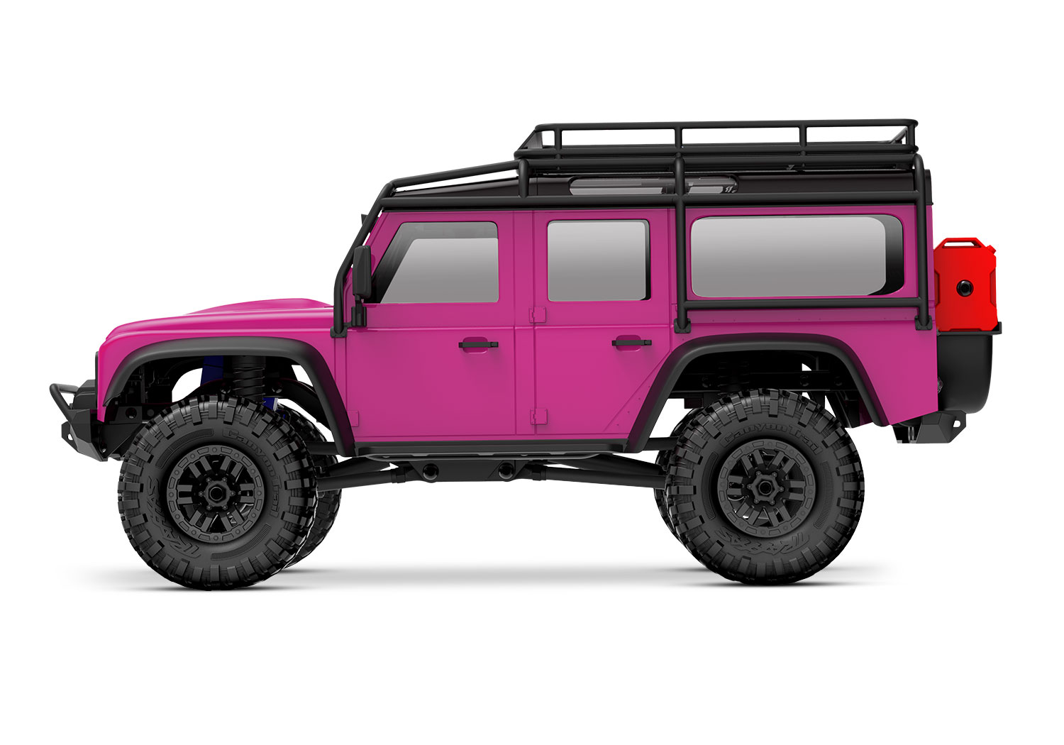 Traxxas TRX-4M Land Rover 4WD Electric Scale and Trail Crawler with TQ 1/18 Pink