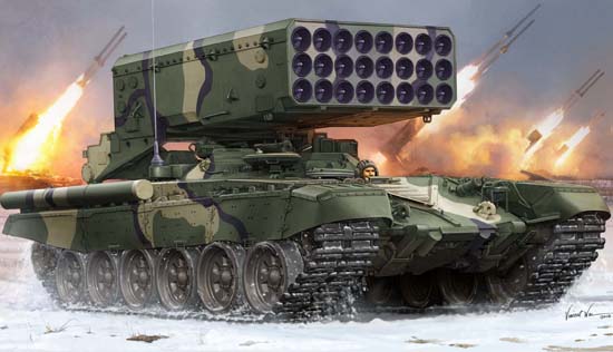 Trumpeter Russian TOS-1A Multiple Rocket Launcher 1/35