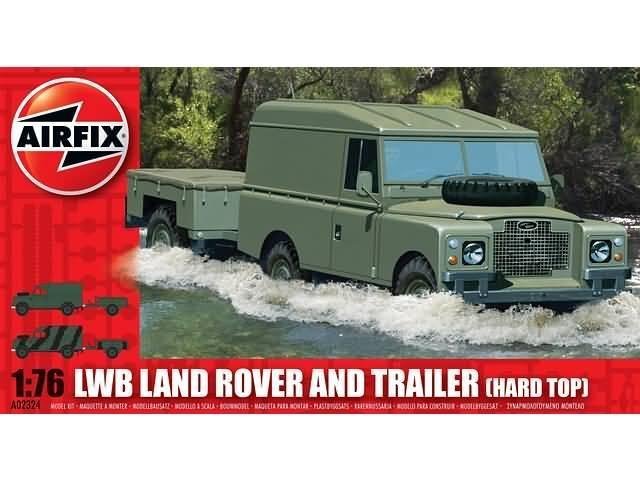 AirFix LWB Land Rover (Hard Top) and Trailer 1/76