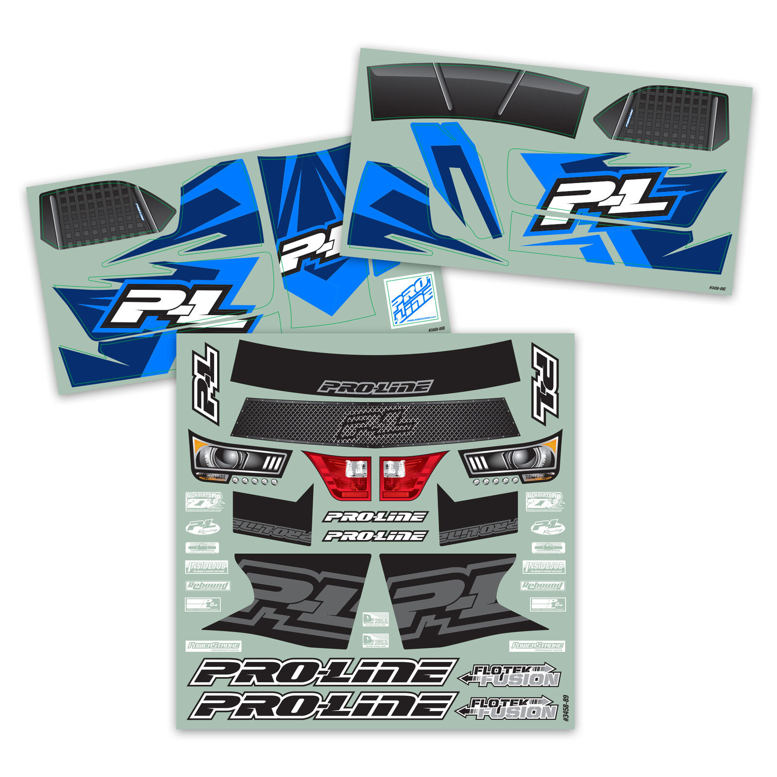 Proline Pre-Cut Flo-Tek Fusion Tough-Color (Black) Body for PRO-Fusion SC 4x4 Slash 2wd Slash 4x4 SC6.1 22SCT™ & SCTE™ 1/10