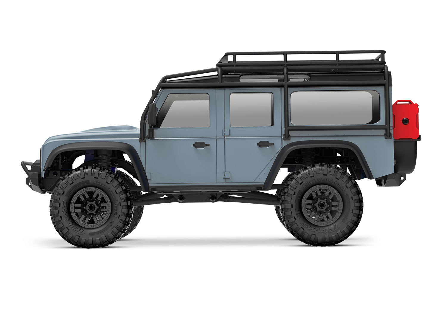 Traxxas TRX-4M Land Rover 4WD Electric Scale and Trail Crawler with TQ 1/18 Light Blue