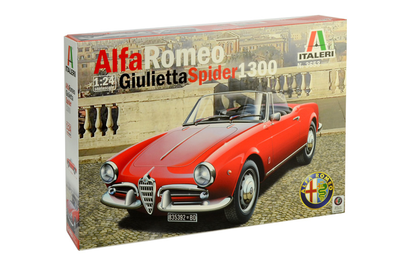 Italeri Alfa Romeo Giulietta Spider 1300 1/24