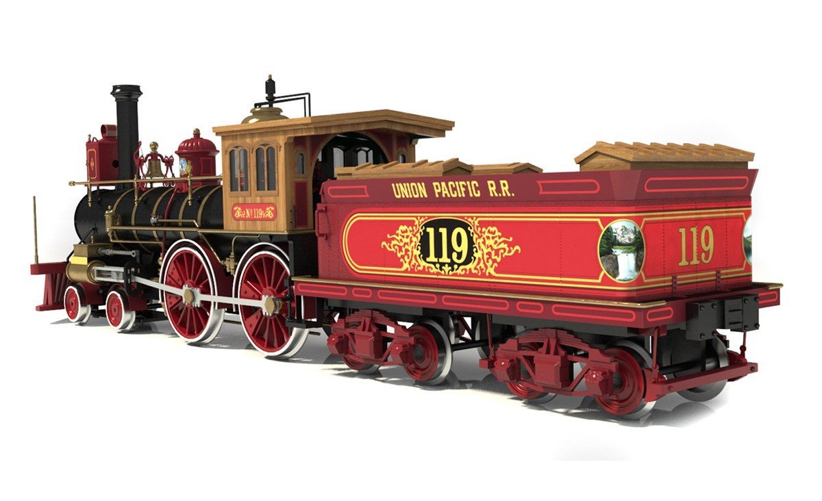 Occre Rogers 119 Wooden Train Kit 1/32