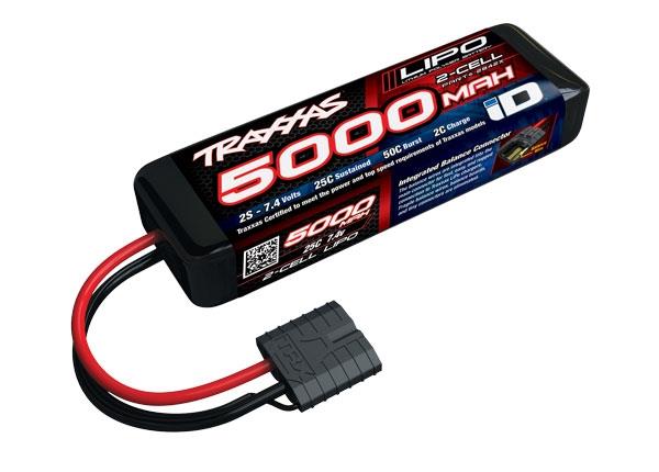 Traxxas Power Cell LiPo Accu 5000mAh 7.4 Volt 2S 25C iD connector