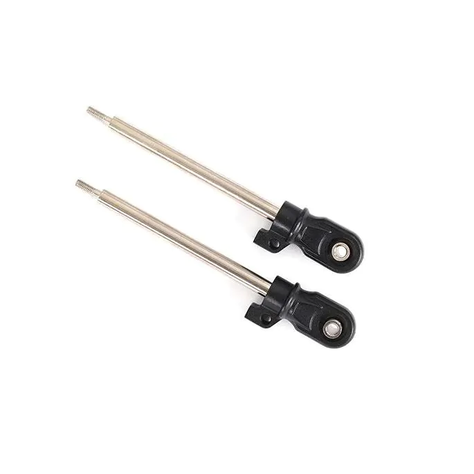 Traxxas Shock Shaft, 72mm (GT-Maxx®) (steel, chrome finish) (2)/ rod ends (2)/ hollow balls (2)