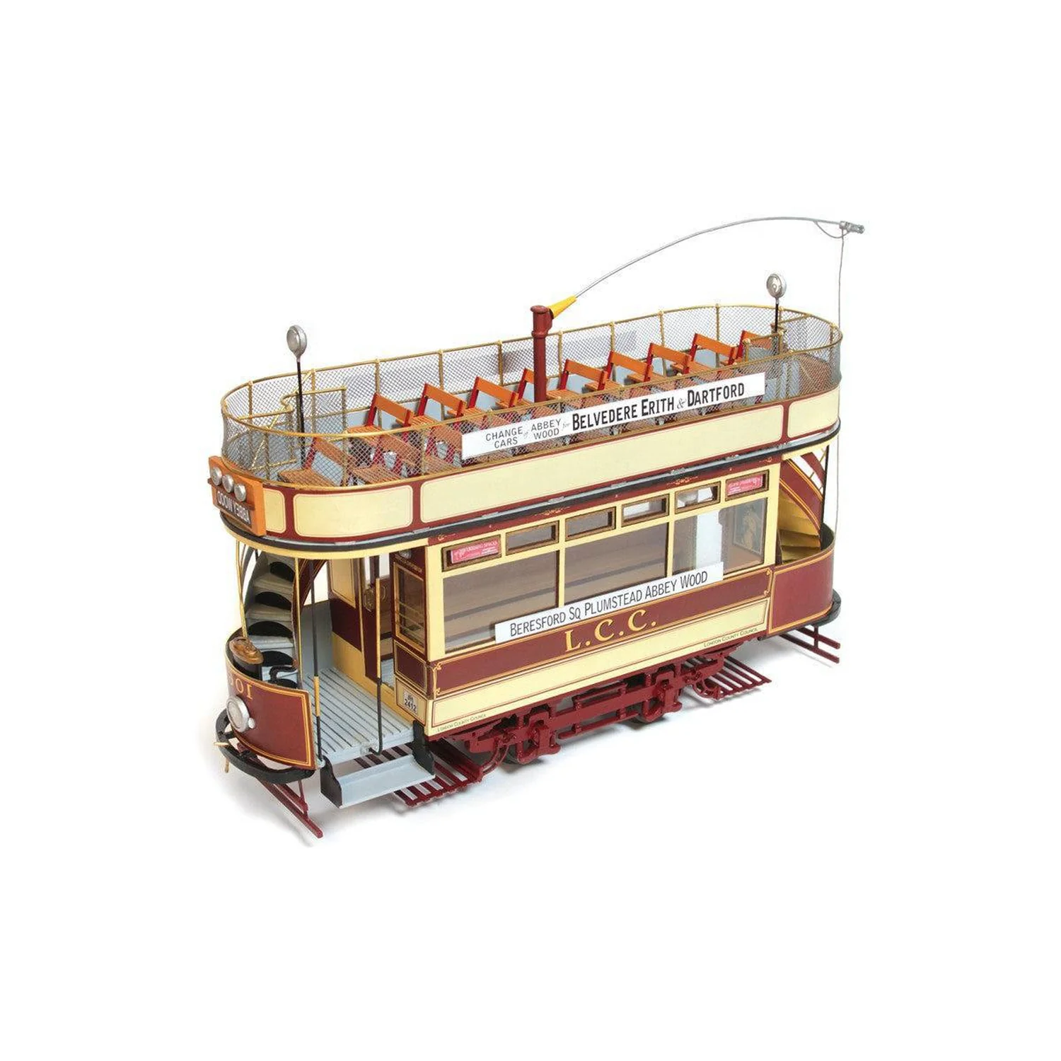 Occre London Tram Houten Bouwdoos 1/24