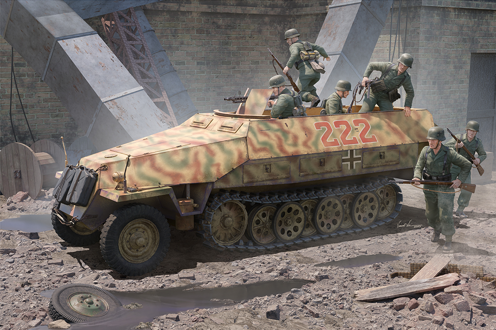 Trumpeter Sd.Kfz 251D 1/16