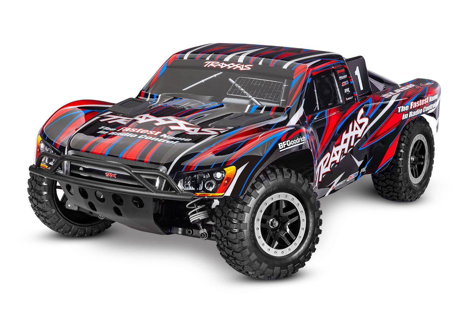 Traxxas Slash 4x4 VXL 2.4GHz TQi TSM RTR Short Course Truck Clipless HD RED