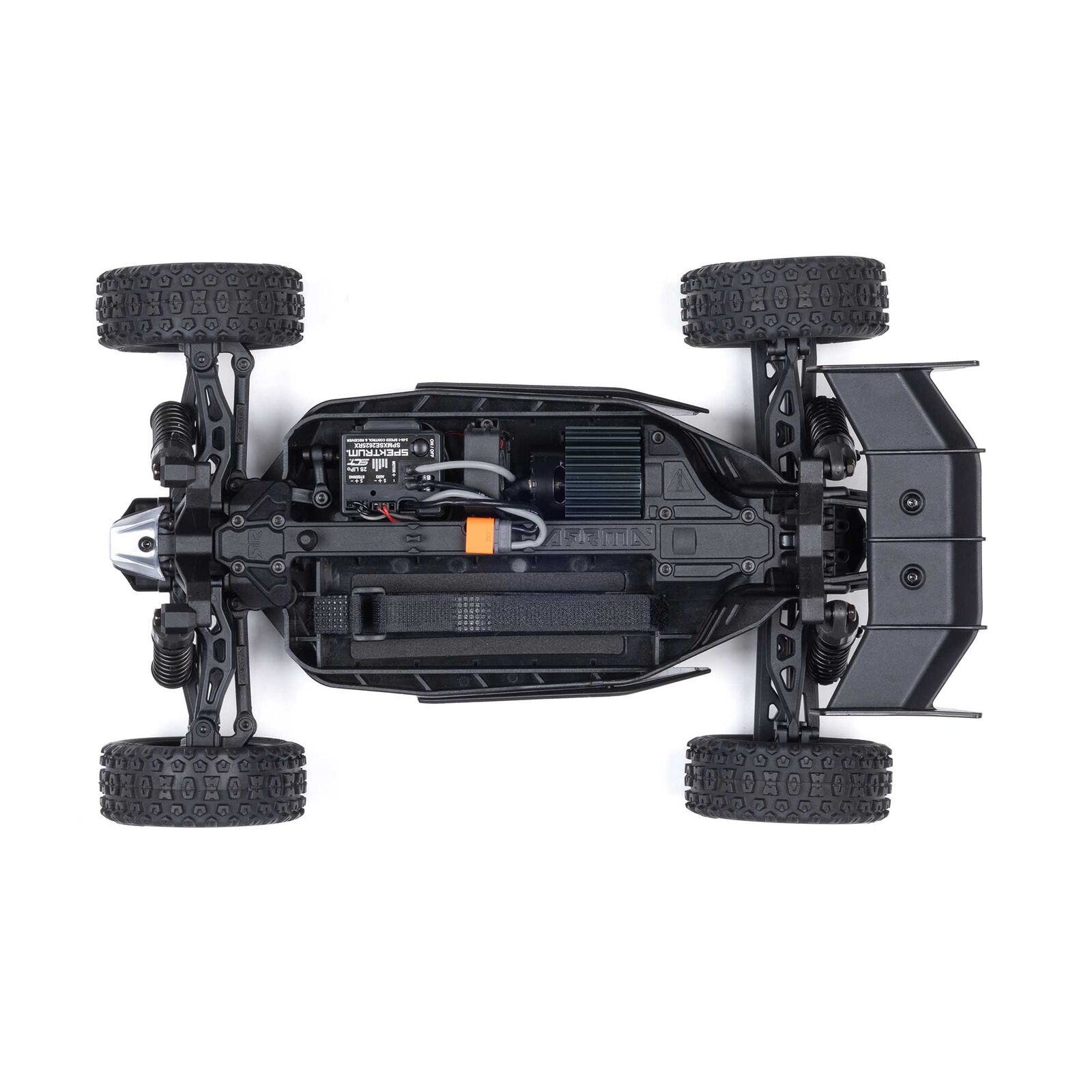Arrma TYPHON GROM MEGA 380 Brushed 4X4 Small Scale Buggy RTR with Battery & Charger Red/White 1/18