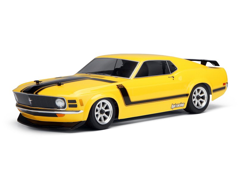 HPI 1970 Ford Mustang BOSS 302 Clear Body 200mm 1/10