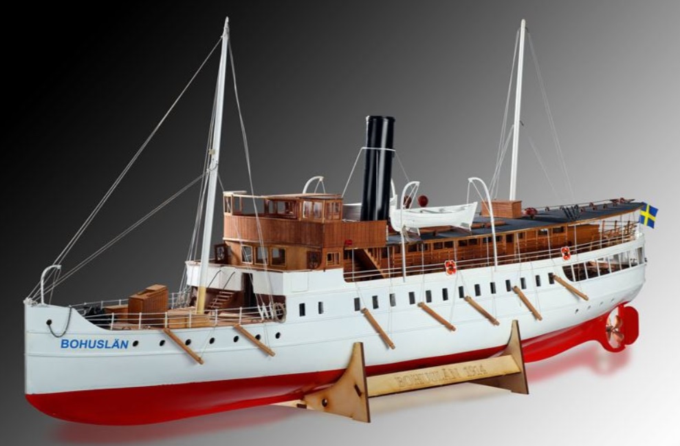 Turk Model Nordic Class Boats-S/S Bohuslän ” Zweeds passagiersschip ” 1/48