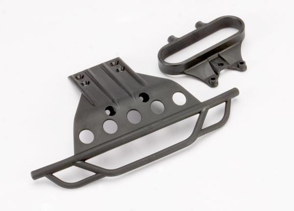 Traxxas Bumper Front/ Bumper Mount Front (black)
