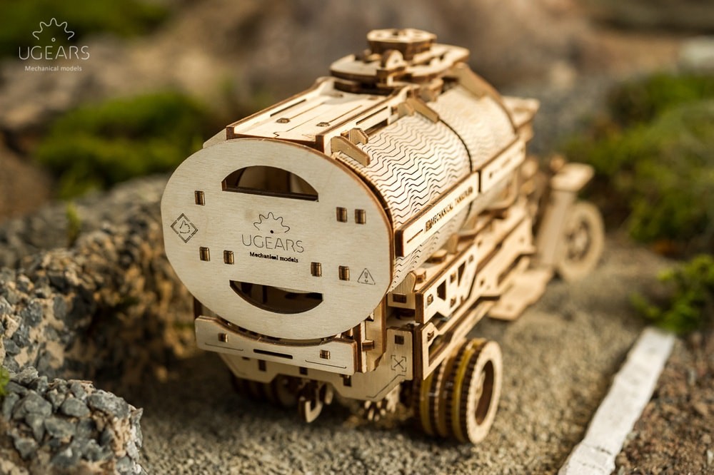 U-Gears Tanker mechanisch houten bouwpakket