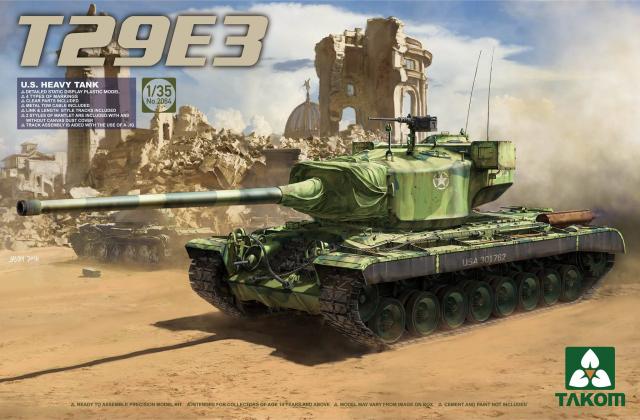 Takom T29E3 U.S. Heavy Tank 1/35