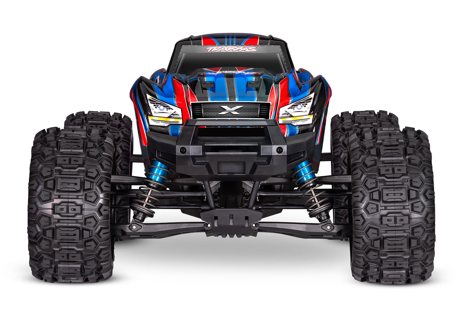 Traxxas X-Maxx 4WD 8S Belted Brushless Monster Truck RTR TSM 30+ Volts 1/5 Blue