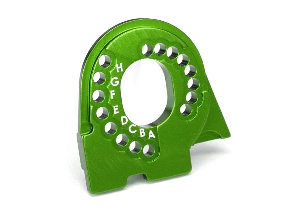 Traxxas Motor mount plate TRX-4 6061-T6 alumininum (green-anodized)