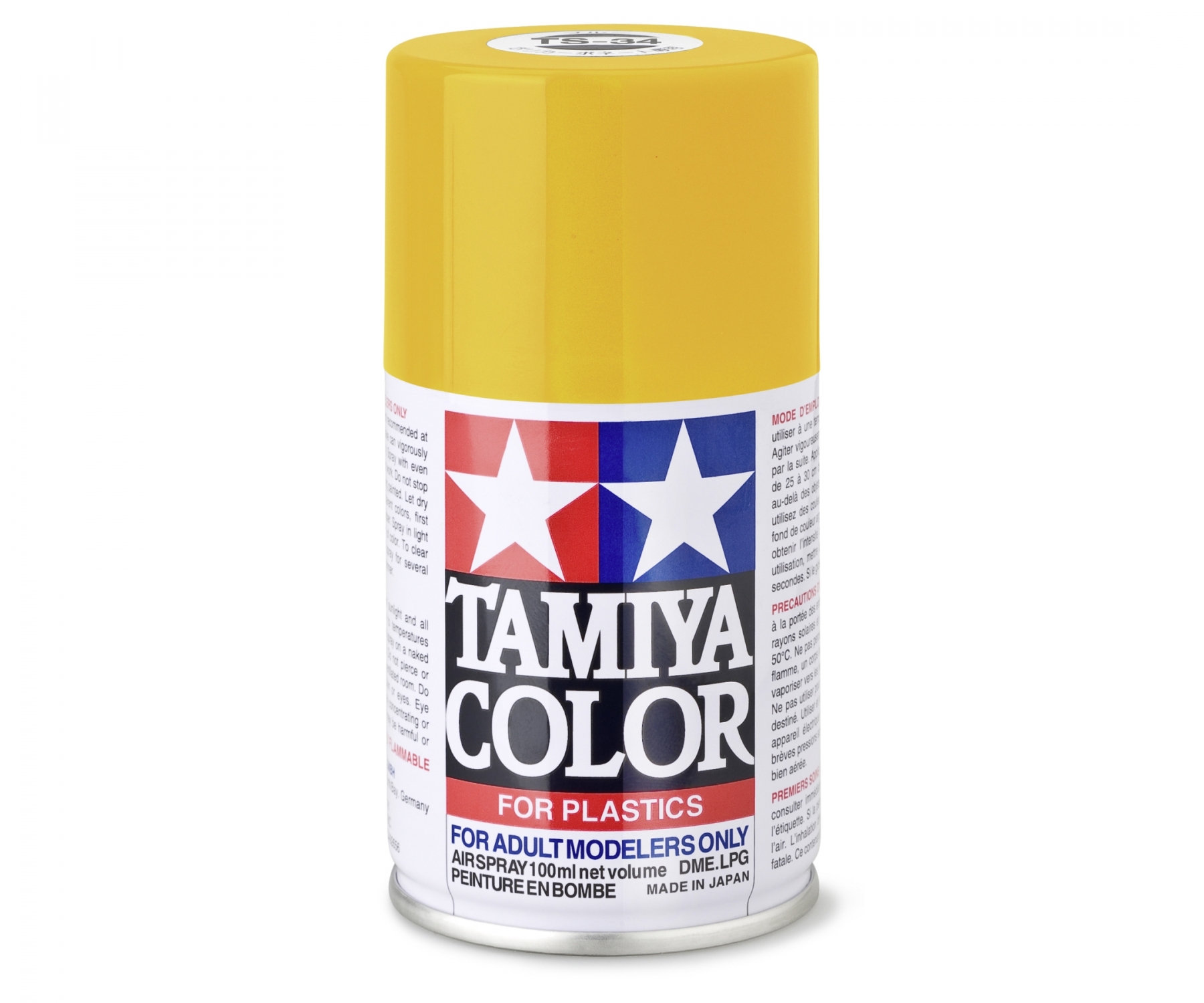 TS34 Spray Camel Yellow brillant 100ml Tamiya