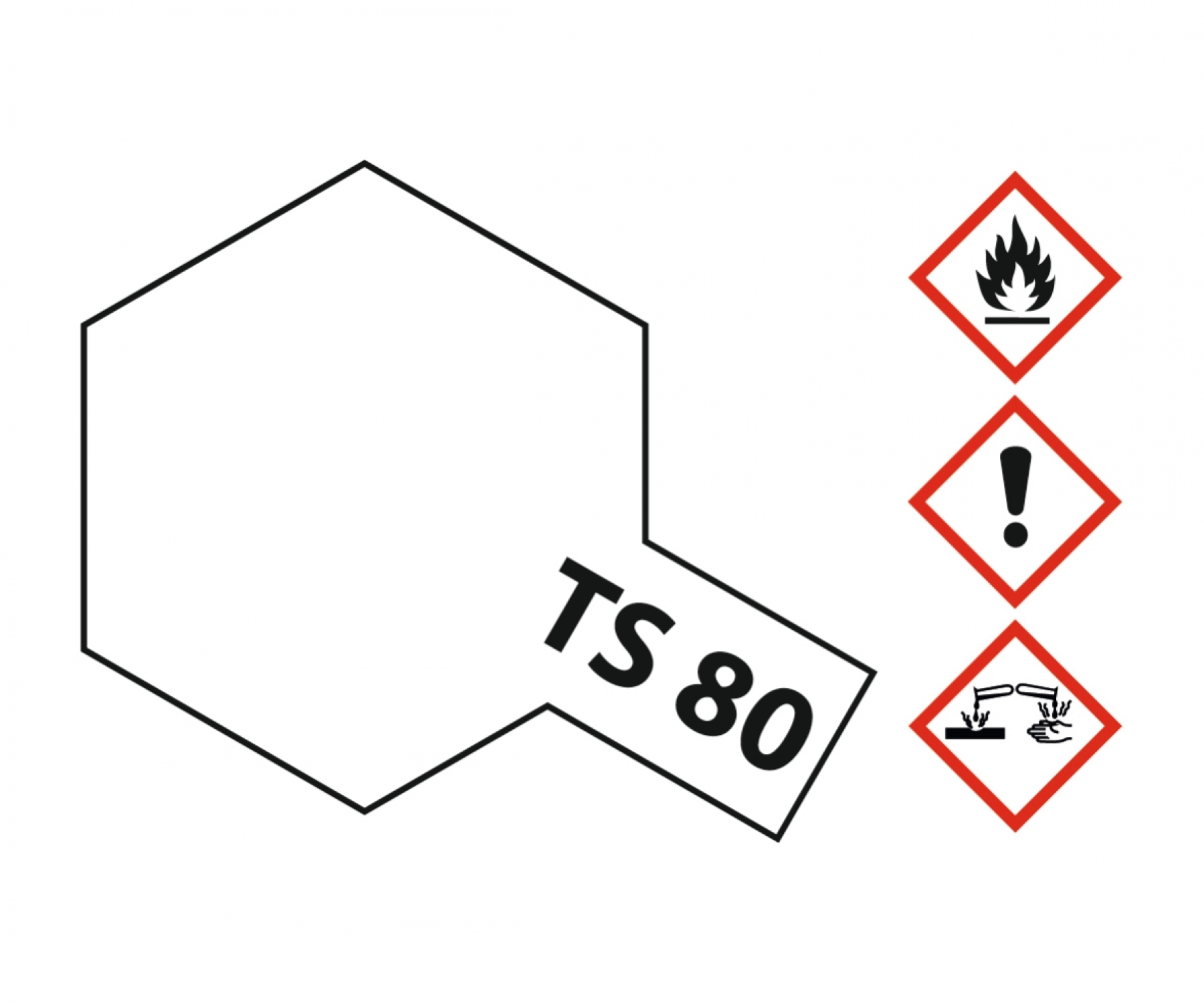 TS80 Spray Flat Clear transparent 100ml Tamiya