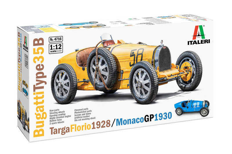 Italeri Bugatti Type 35B - Targa Florio '28 / Monaco GP '30 1/12