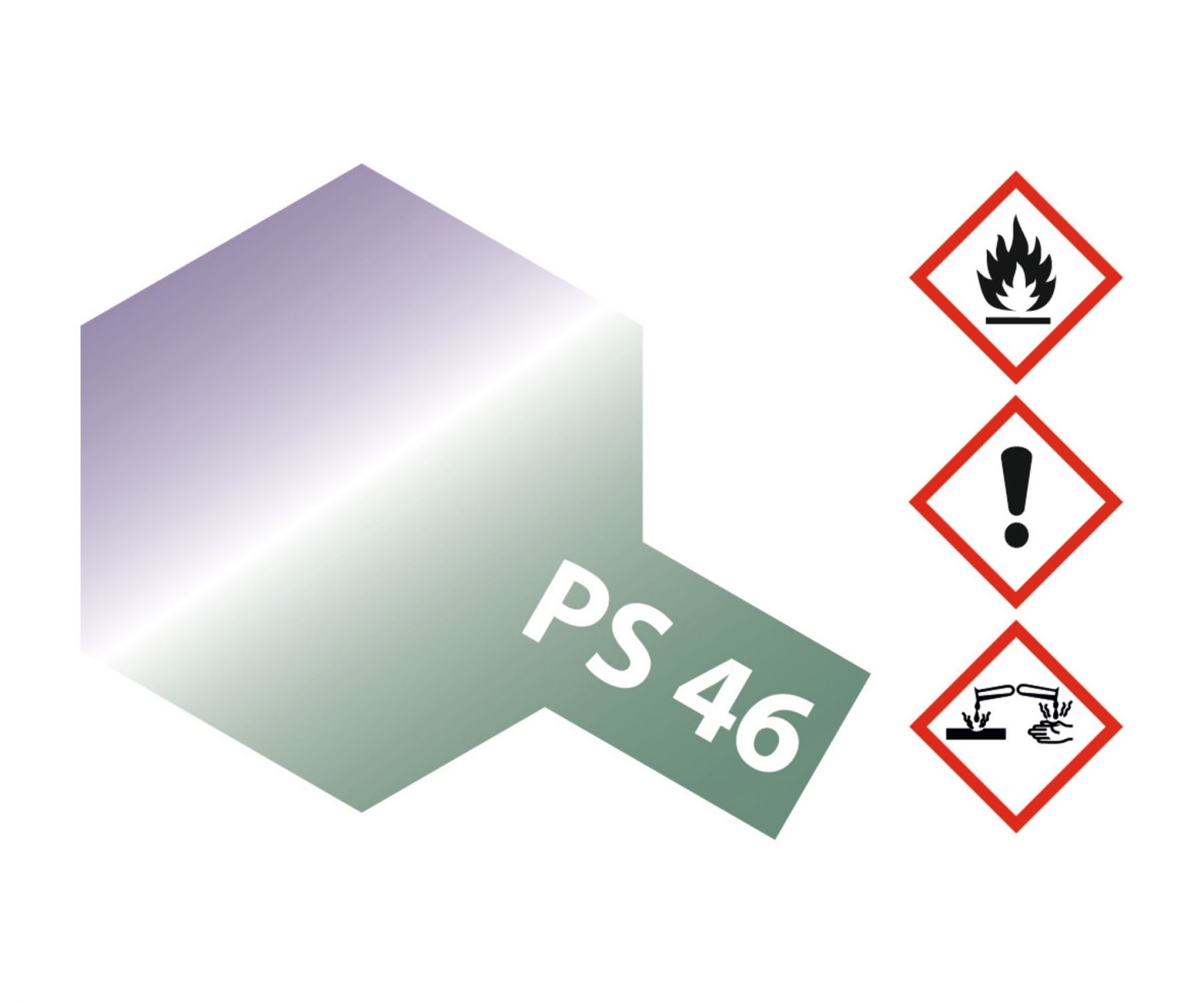 PS46 Spray Iridescent Purple/Green brillant 100ml Tamiya