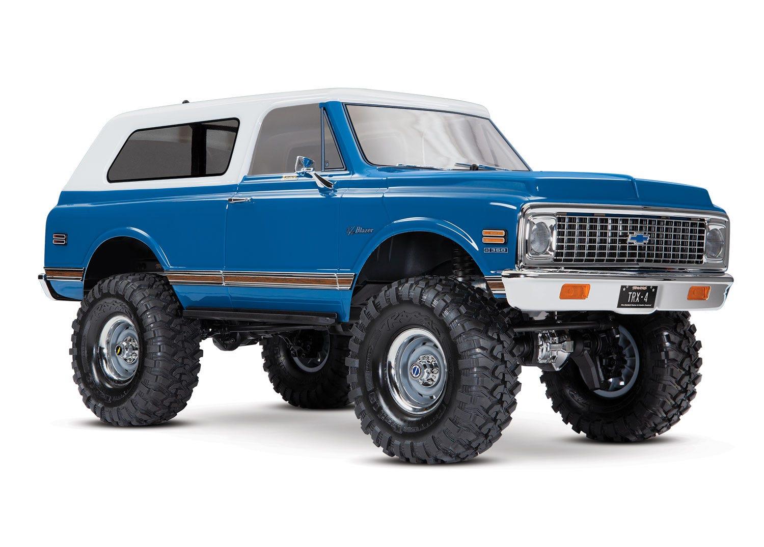 Traxxas Body Chevrolet Blazer (1972) complete (blue) (includes grille side mirrors door handles windshield wipers front & rear bumpers decals)